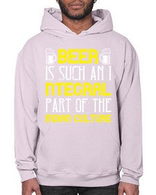 beer is such an integral part of the indian culture 652# - beer- Hoodie