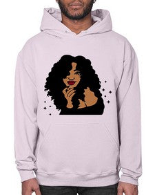 black women - queen 55# - black girls or women- Hoodie