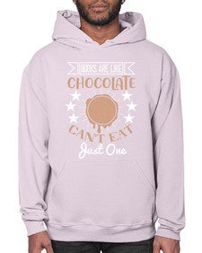 books are like chocolate cant eat just one 57# - chocolate- Hoodie