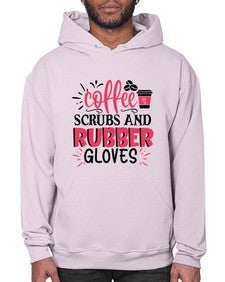 coffee scrubs and rubber gloves Style Style 667# - nurse- Hoodie