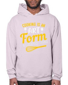 cooking is an art form a creative thing 132# - cooking- Hoodie
