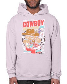 cowboy crunchies 346# - western- Hoodie