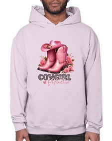 cowgirl valentine cupid valentine 352# - western- Hoodie