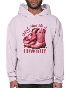 cupid find me a cowboy western 359# - western- Hoodie