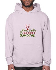 dear santajust bring a unicorn 93# - unicorn- Hoodie