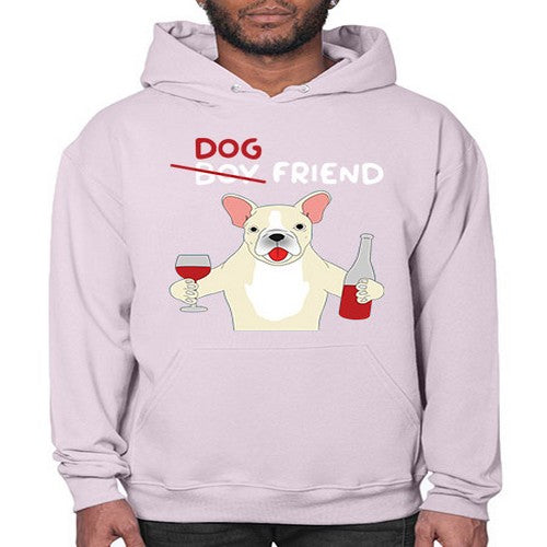 dog wine friend 93# - dogs- Hoodie