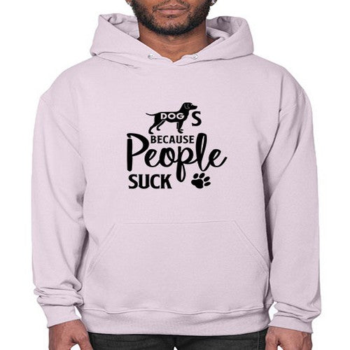 dogs because people suck 128# - dogs- Hoodie