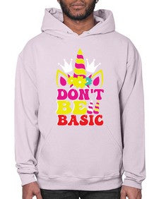 dont be basic 94# - unicorn- Hoodie