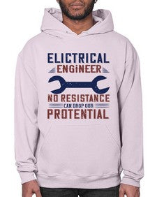 electrical engineer no resistance can drop our protential Style 747# - engineer- Hoodie