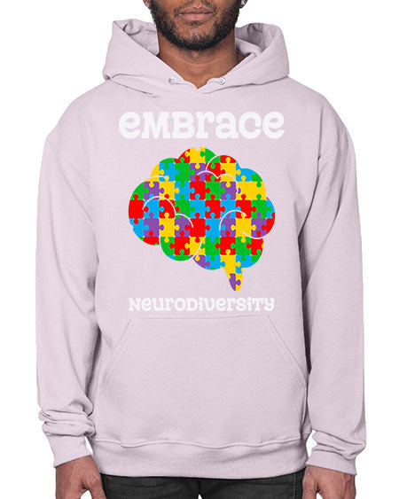 embrace neurodiversity autism awareness 87# - autism- Hoodie