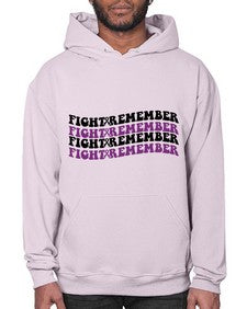 fight remember 142# - alzheimers- Hoodie