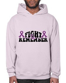 fight to remember 144# - alzheimers- Hoodie