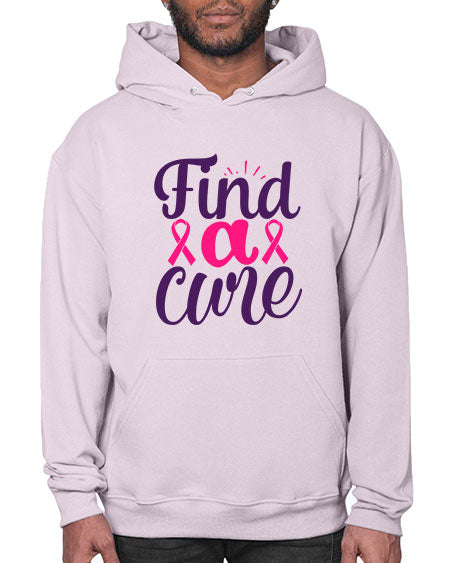 find a cure Style 12# - breast cancer- Hoodie