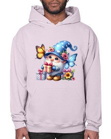 gnome with butterfly 03# - gnome- Hoodie
