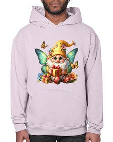 gnome with butterfly 07# - gnome- Hoodie