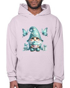 gnome with butterfly 10# - gnome- Hoodie