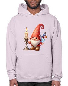 gnome with butterfly 16# - gnome- Hoodie