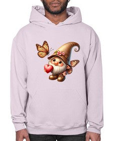 gnome with butterfly 22# - gnome- Hoodie