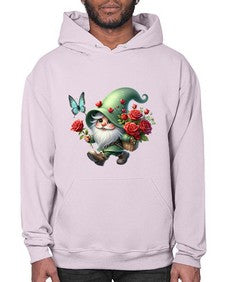 gnome with butterfly 24# - gnome- Hoodie