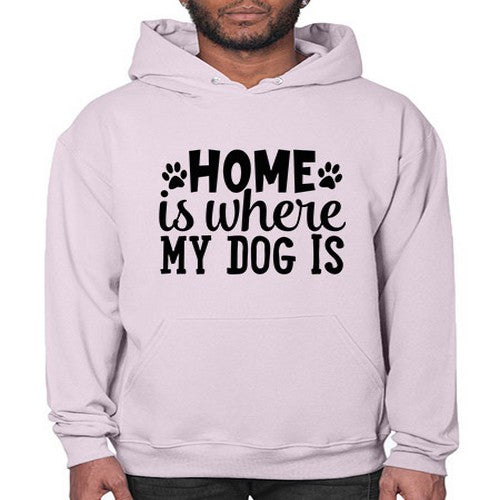 home is where my dog is Style 85# - dogs- Hoodie