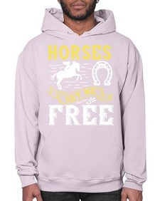 horses set me free Style 39# - horse- Hoodie