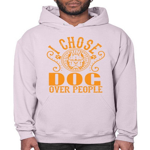 i chose dog over peole 160# - dogs- Hoodie