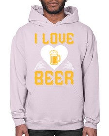 i love beer 1135# - beer- Hoodie