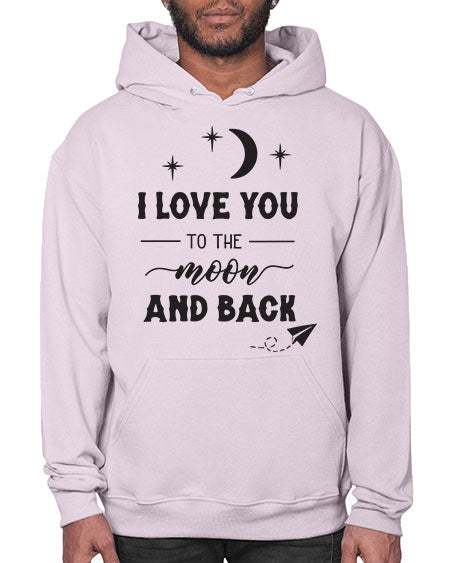 i love you to the moon and back 5# - moon- Hoodie
