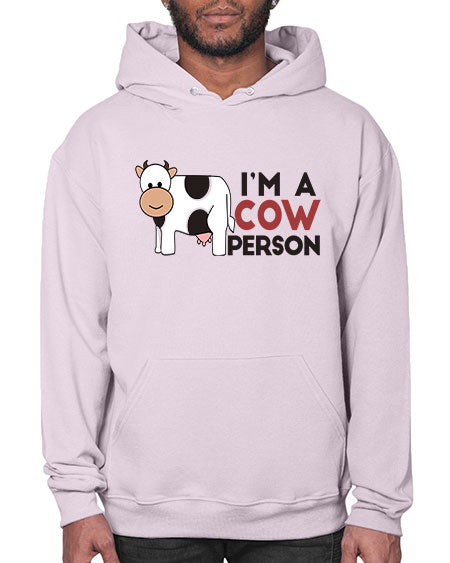 im a cow person - cow- Hoodie