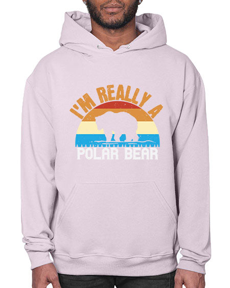 im really a polar bear 149# - bears - animals- Hoodie