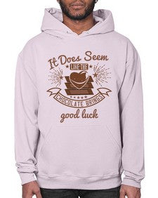 it does seem like the chocolate brings good luck 280# - chocolate- Hoodie