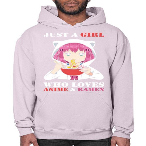 just a girl who loves anime and ramen258# - anime- Hoodie