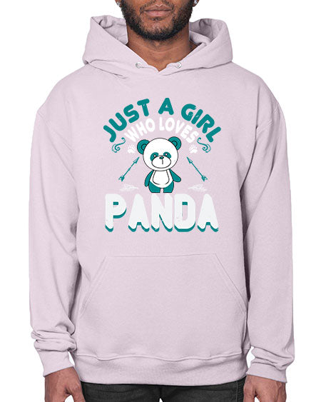 just a girl who loves panda 161# - bears - animals- Hoodie