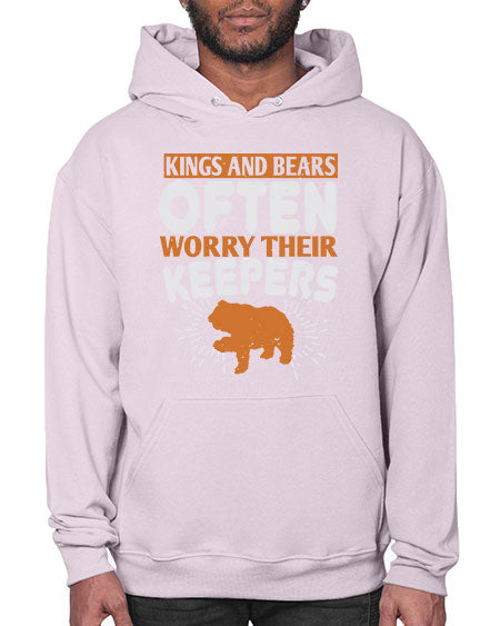 kings and bears often worry their keepers 165# - bears - animals- Hoodie