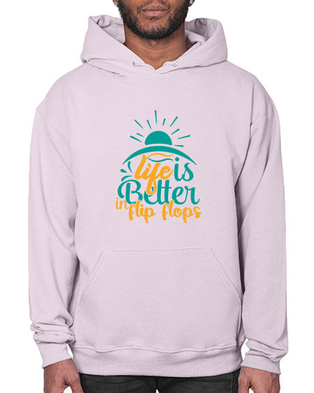 life is better in flip flops Style 89# - summer- Hoodie