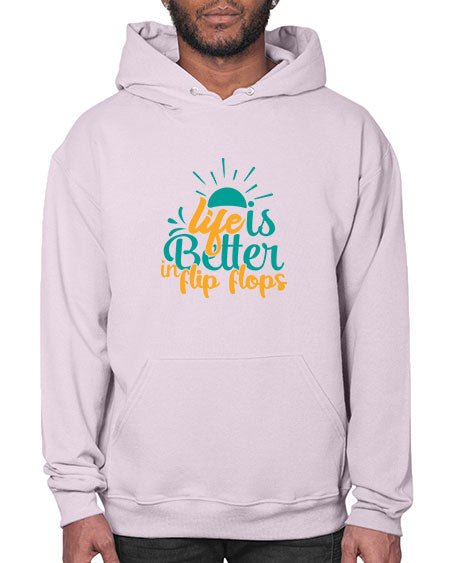 life is better in flip flops Style 90# - summer- Hoodie