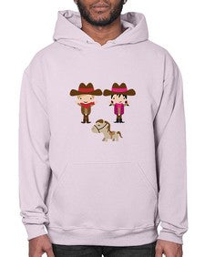 little cowboys 736# - western- Hoodie