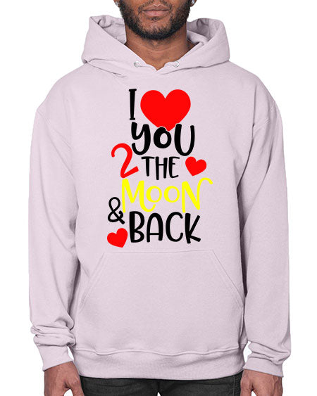 lovemoonback 3# - moon- Hoodie