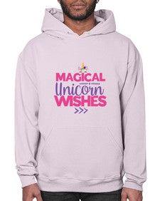magical unicorn wishes 279# - unicorn- Hoodie