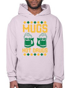 mugs not drugs 1408# - beer- Hoodie