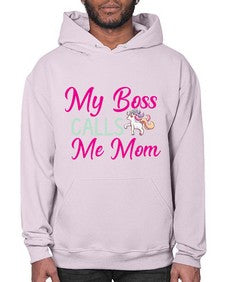 my boss calls me mom 313# - unicorn- Hoodie