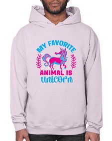 my favorite animal is unicorn 315# - unicorn- Hoodie