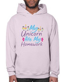 my unicorn ate my homework 318# - unicorn- Hoodie