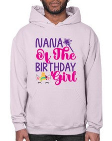 nana of the birthday girl 328# - unicorn- Hoodie