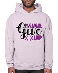 never give up 198# - alzheimers- Hoodie