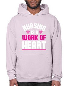 nursing is a work of heart Style 1265# - nurse- Hoodie