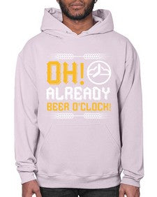 oh already beer oclock 1454# - beer- Hoodie
