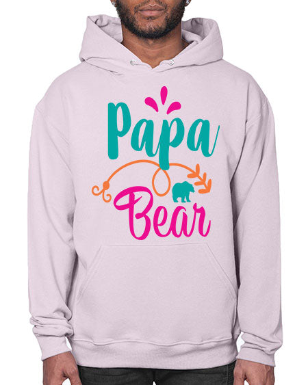 papa bear 213# - bears - animals- Hoodie