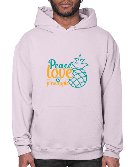 peace love pineapple Style 82# - summer- Hoodie