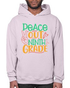 peace out nineth grade 637# - nineth grade- Hoodie